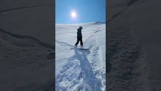 snowboarding board ski boardlife bolkar snowboard snow action kayak erciyeskayakmerkezi [upl. by Ertnom694]