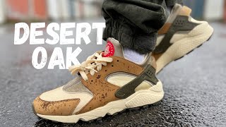 A Sneaker For All Day Wear Stussy X Nike Huarache Desert Oak Review amp On Foot [upl. by Derrik]