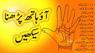 Palm reading  Palmistry Basics Learn in Urdu amp Hindi [upl. by Ibok]