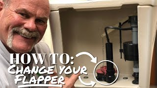 How To Replace A Toilet Flapper  DIY Plumbing  The Expert Plumber [upl. by Olen]