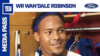 WanDale Robinson on his Return from Injury  New York Giants [upl. by Sirred757]