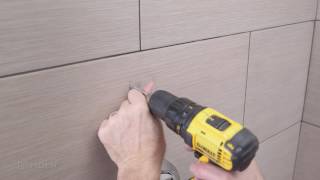 How to Install the Moen Annex Shower Rail [upl. by Schoenfelder]