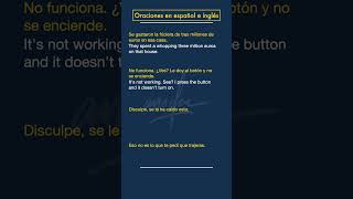 Oraciones para practicar speaking en inglés shorts [upl. by Scrope]