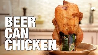 Beer Can Chicken Oven Baked  The Hungry Bachelor [upl. by Intirb]