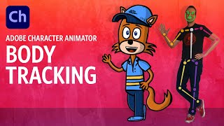 Body Tracking Adobe Character Animator [upl. by Dahraf]