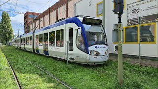 HTM RandstadRail 4K tailtrack Den Haag Monstersestraat  LansingerlandZoetermeer  4008  2020 [upl. by Noeht]