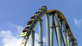 Steel Eel offride HD SeaWorld San Antonio [upl. by Acim160]