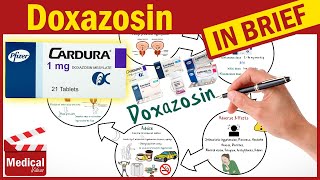 Doxazosin Mesylate Cardura 4 mg What Is Doxazosin Used For Uses Dose and Doxazosin Side Effects [upl. by Tilly752]