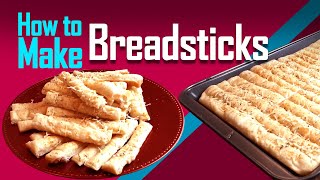 Making Pizza Hut style Breadsticks  Butter Garlic Recipe [upl. by Hintze]