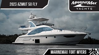 The 2023 Azimut 50 Fly Is Absoluletly Stunning Now Available At MarineMax Fort Myers [upl. by Amethist]