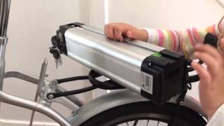 Remove battery from electric bike [upl. by Naillik]