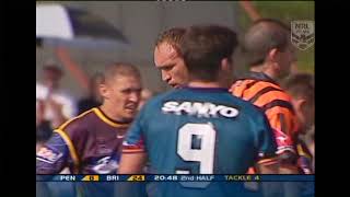 Gordon Tallis vs Ben Ross  Panthers vs Broncos CLASSIC BIFF 2003 [upl. by Ekud193]