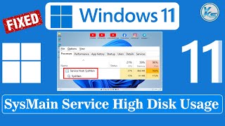 ✅ How To Fix SysMain Service High Disk Usage in Windows 11 [upl. by Caesar75]