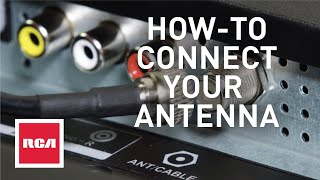 How To Connect Your Antenna to Your TV [upl. by Huldah296]