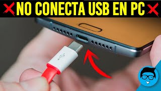 Samsung Galaxy no conecta USB en PC Windows  Celular no se conecta a computadora [upl. by Dett]