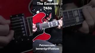 Playing the Eastman T486 electricguitar guitarsolo [upl. by Rayner]