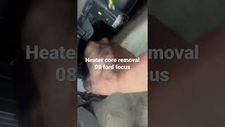 08 ford focus heater core replacement heater core removal  short cut [upl. by Aniakudo700]