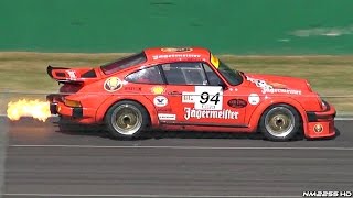 1976 Porsche 934 Turbo RSR Sound  Warm Up Accelerations amp HUGE Flames [upl. by Demmahum732]