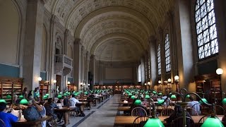 Boston Public Library Tour [upl. by Ettenaj]