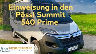 Einweisungsvideo Pössl Summit 540 Prime [upl. by Rajewski]