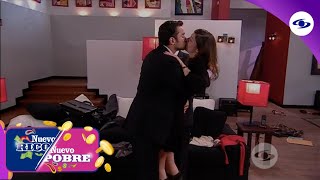 Nuevo rico nuevo pobre Mateo y Fernanda celebran su triunfo  Caracol TV [upl. by Yrelbmik743]