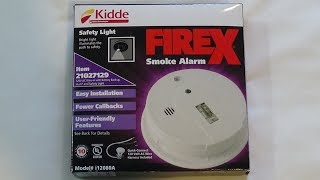 How to Install a Wired Smoke Alarm  120V Wired Smoke Detector [upl. by Annoik]