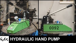 Project 092  Making Hydraulic Hand Pump [upl. by Aihpledalihp459]