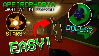 HOW TO ESCAPE Level 13 The Funrooms in Apeirophobia ROBLOX [upl. by Sivrahc]