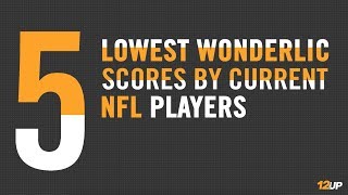 5 Lowest Wonderlic Scores By Current NFL Players [upl. by Naltiak552]