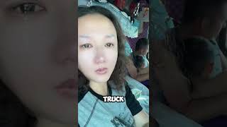 Chinese Girl Truck Driver Started Crying🤯 short girl truck driver started crying facts [upl. by Anewor]