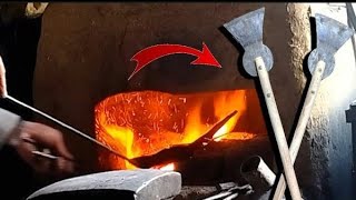 Craft Makes a Unique Design Knife 🗡️  DiyBlacksmith Project Work  Crafting Video [upl. by Zedecrem]