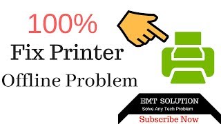 How To Fix Printer Offline Problem [upl. by Prichard]