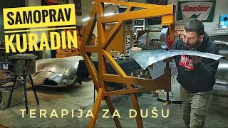 Samoprav Kuradin  Oblikovanje aluminijuma ručno na engleskom točku [upl. by Cannon]