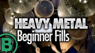 Heavy Metal Drumming  Beginner Drum Fills [upl. by Subak454]