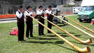 Alphorn Festival Nendaz Switzerland [upl. by Anilok]