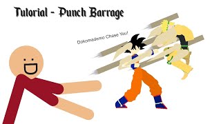 Sticknodes Tutorial  HOW TO ANIMATE PUNCH BARRAGES [upl. by Aihsenat]