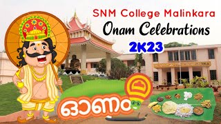 SNM College Onam Celebrations 2023 onam snmcollege [upl. by Panter98]