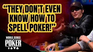 EPIC Hellmuth Rant quotThey Dont Even Know How to Spell Pokerquot [upl. by Barbour]