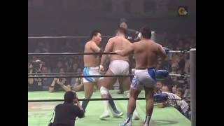 NOAH  Kensuke Sasaki amp Katsuhiko Nakajima vs Jun Akiyama amp Tsuyoshi Kikuchi [upl. by Enitsirhk57]