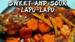 SWEET AND SOUR LAPU  LAPU RECIPE  EASY TO COOK SWEET AND SOUR LAPULAPU [upl. by Ecinnej416]