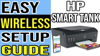 Easy Wireless Setup Guide HP Smart Tank 515 Printer [upl. by Alano]