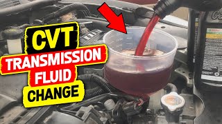 How To Change CVT Transmission Fluid Fix Whining and Belt Slip [upl. by Prunella]