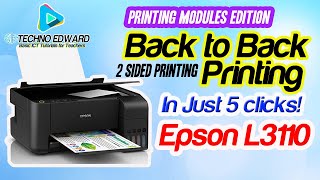 Automatic Back to Back Printing I Epson LSeries [upl. by Aprile]