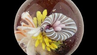 Making an Implosion Marble in Soft Glass [upl. by Trudnak]