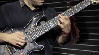 Javier Reyes Signature ESP Guitar Demo Live from NAMM 2015 [upl. by Ecadnarb]