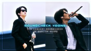 YOONGI PTD SOUNDCHECK DAY02 TWIXTOR CLIPS   4K QUALITY [upl. by Adidnac]