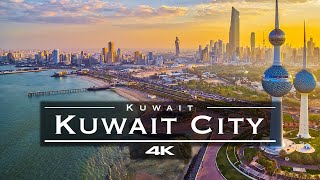 Kuwait City Kuwait 🇰🇼  by drone 4K  مدينة الكويت من فوق [upl. by Apfel]