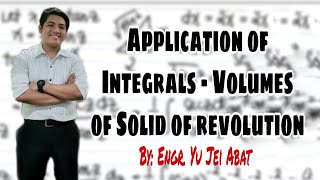 Application of Integrals  Volumes of Solid of revolution [upl. by Ellehcram306]