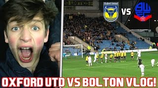 OXFORD UNITED vs BOLTON VLOG 6 GOALS STUNNER ⚽ 💥 [upl. by Etnomed]