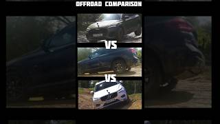 BMW X3 vs AUDI Q5 vs VOLVO XC60 offroadbattle credit  carwow youtubeshorts shorts carwow bmw [upl. by Nosyla]